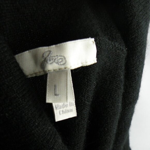 100% Cashmere JOIE "Celia" sweater poncho cape sweater L - Picture 6 of 7